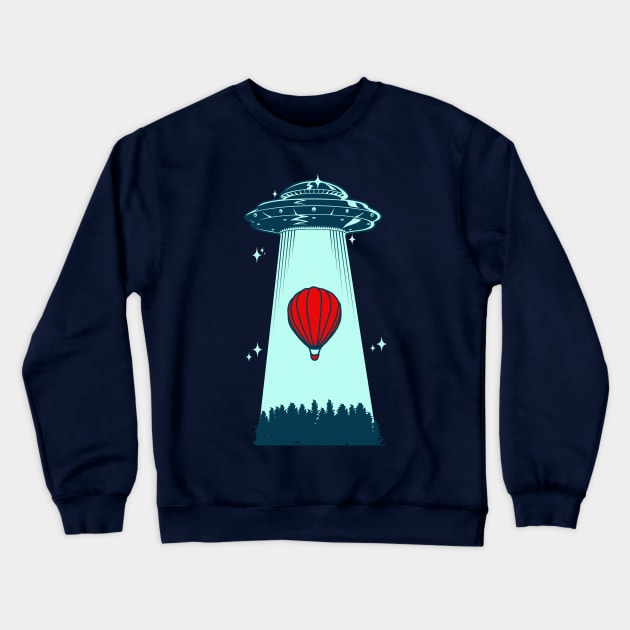 UFO Red spy balloons Crewneck Sweatshirt by Polynesian Vibes